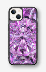 iPhone 13 Mini Hard Case – Lavender Crystals - View 1
