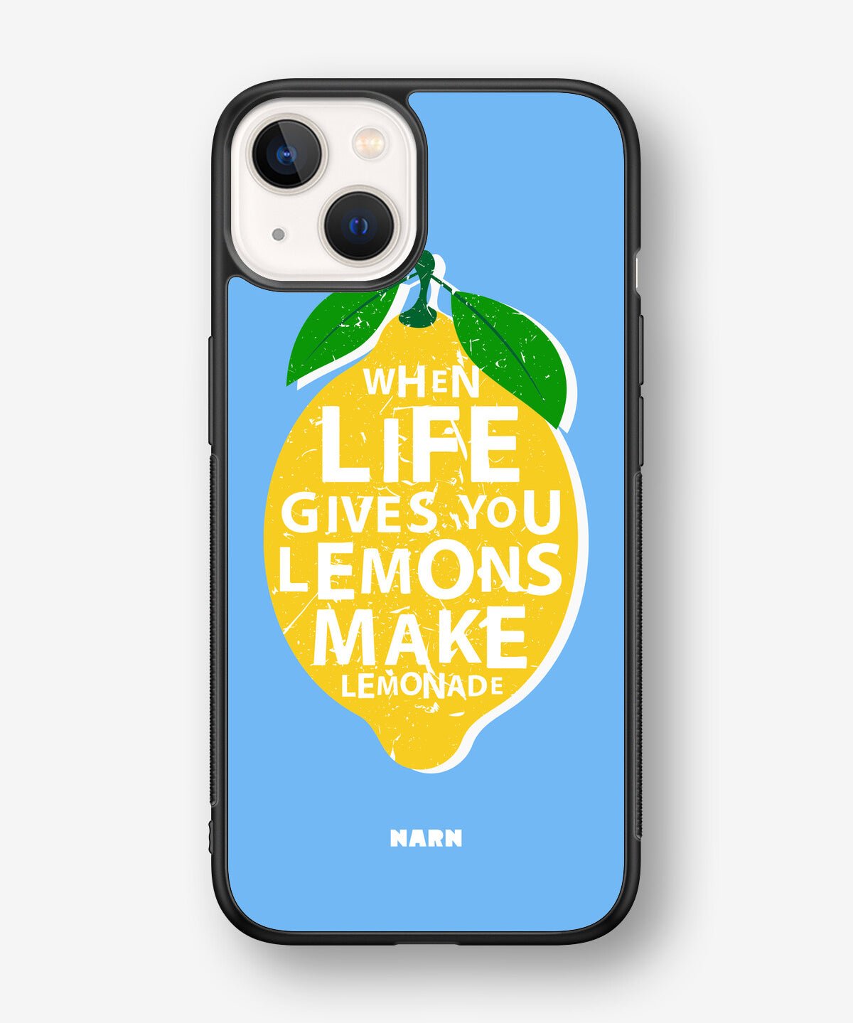 iPhone 13 Mini Hard Case – Lemon Quote - View 1