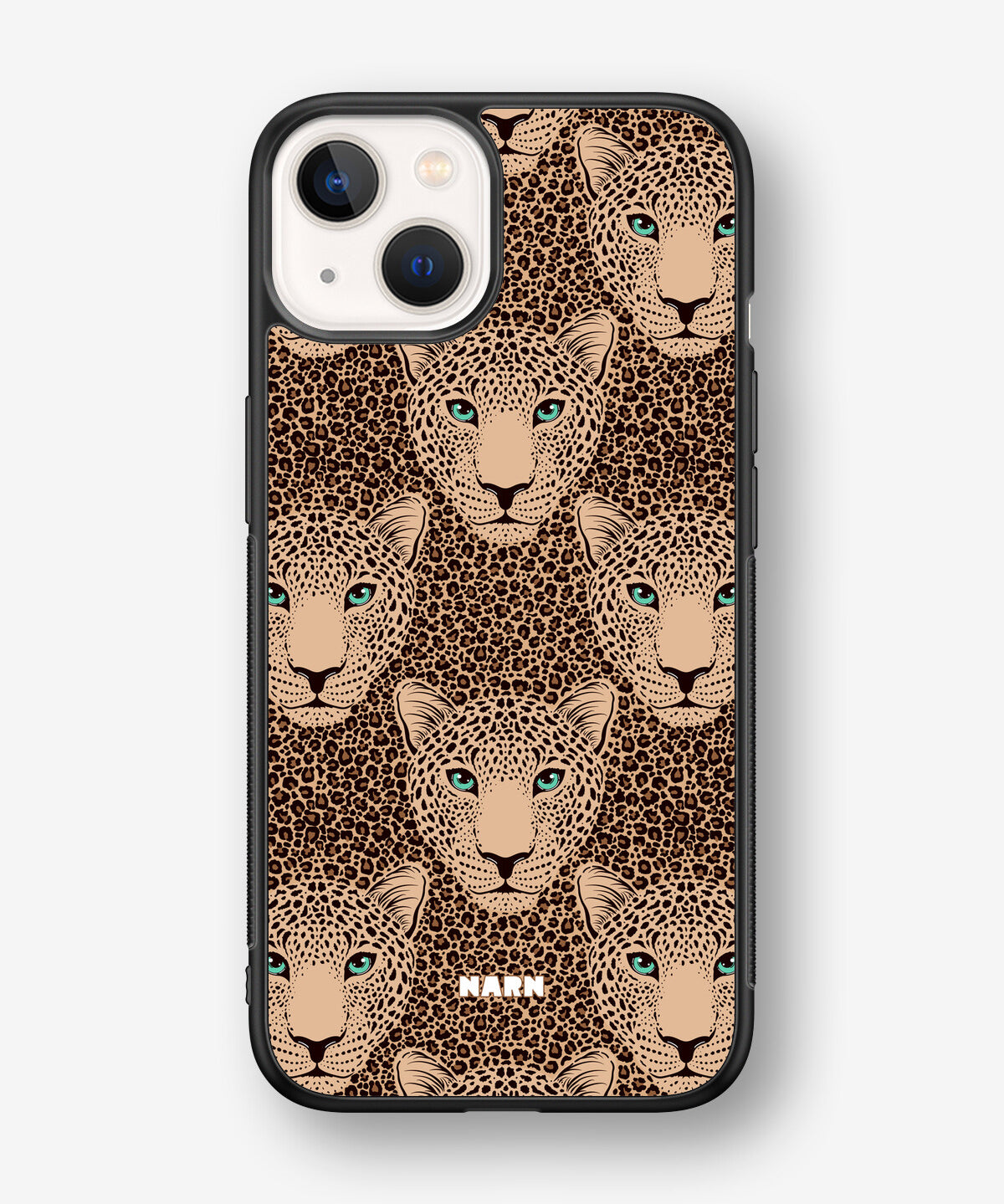 iPhone 13 Mini Hard Case – Leopard Gaze - View 1