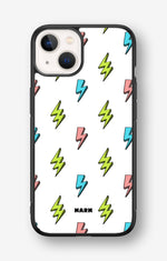 iPhone 13 Mini Hard Case – Lightning Bolts - View 1