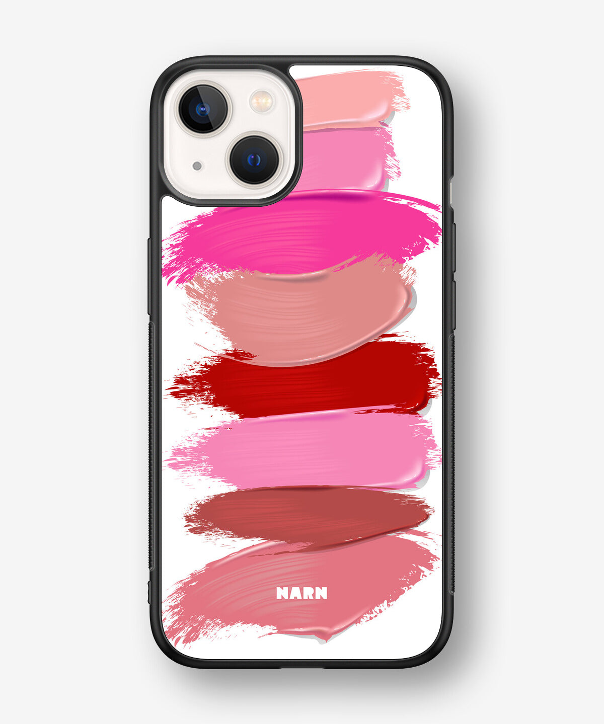 iPhone 13 Mini Hard Case – Lipstick Smears - View 1
