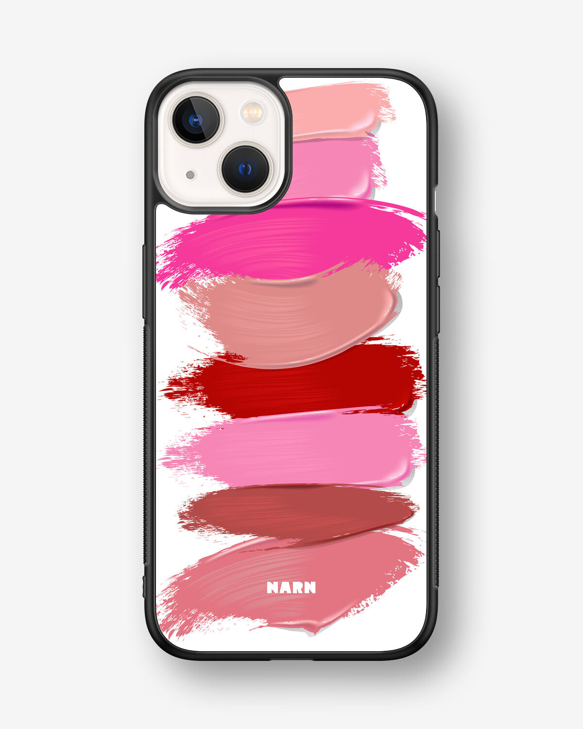 iPhone 13 Mini Hard Case – Lipstick Smears - View 1
