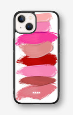 iPhone 13 Mini Hard Case – Lipstick Smears - View 1