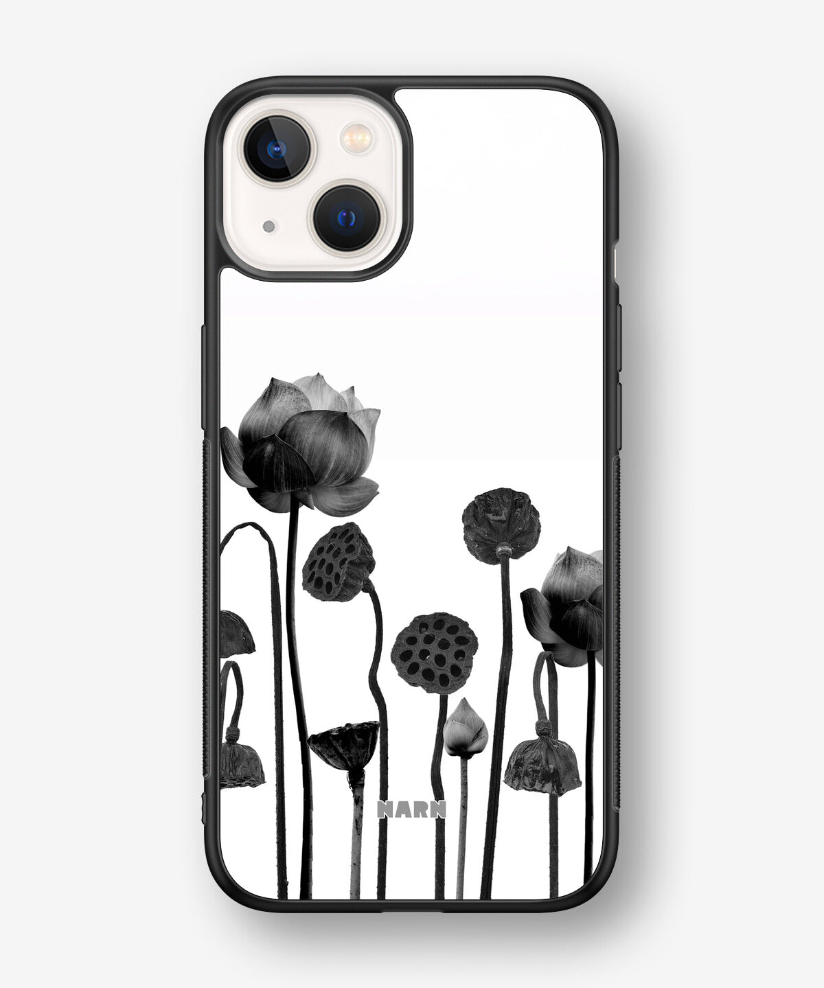 iPhone 13 Mini Hard Case – Lotus Blooms - View 1