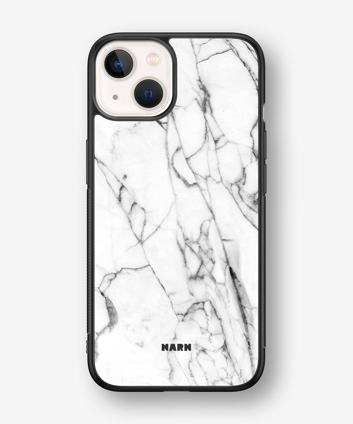 iPhone 13 Mini Hard Case – Milky Marble - View 1