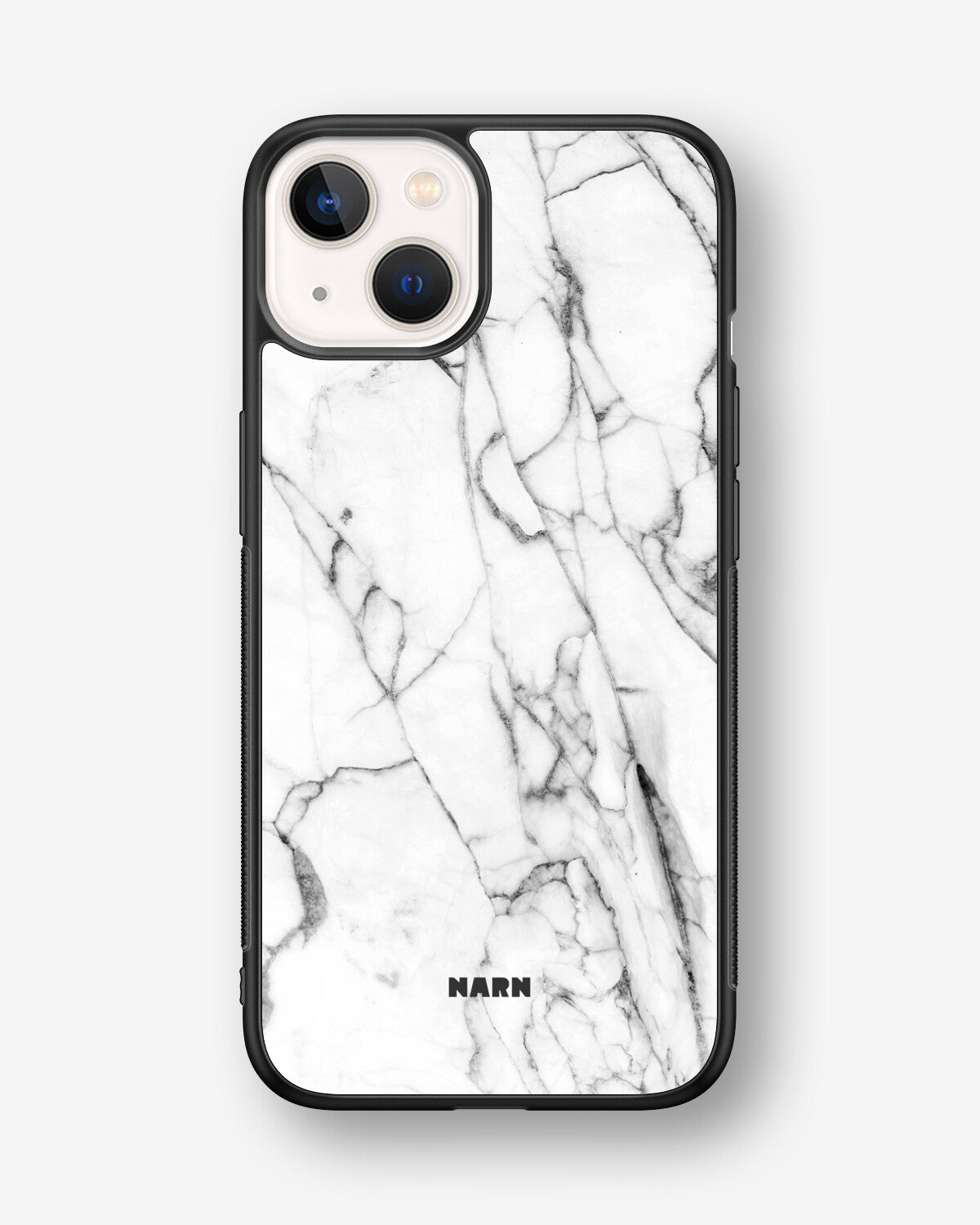 iPhone 13 Mini Hard Case – Milky Marble - View 1