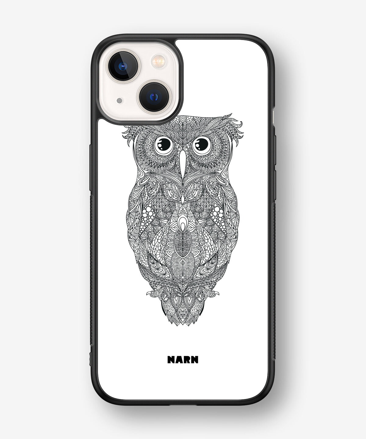 iPhone 13 Mini Hard Case – Owl - View 1