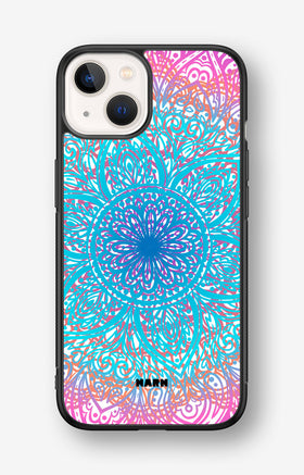 iPhone 13 Mini Hard Case – Pastel Mandala - View 1