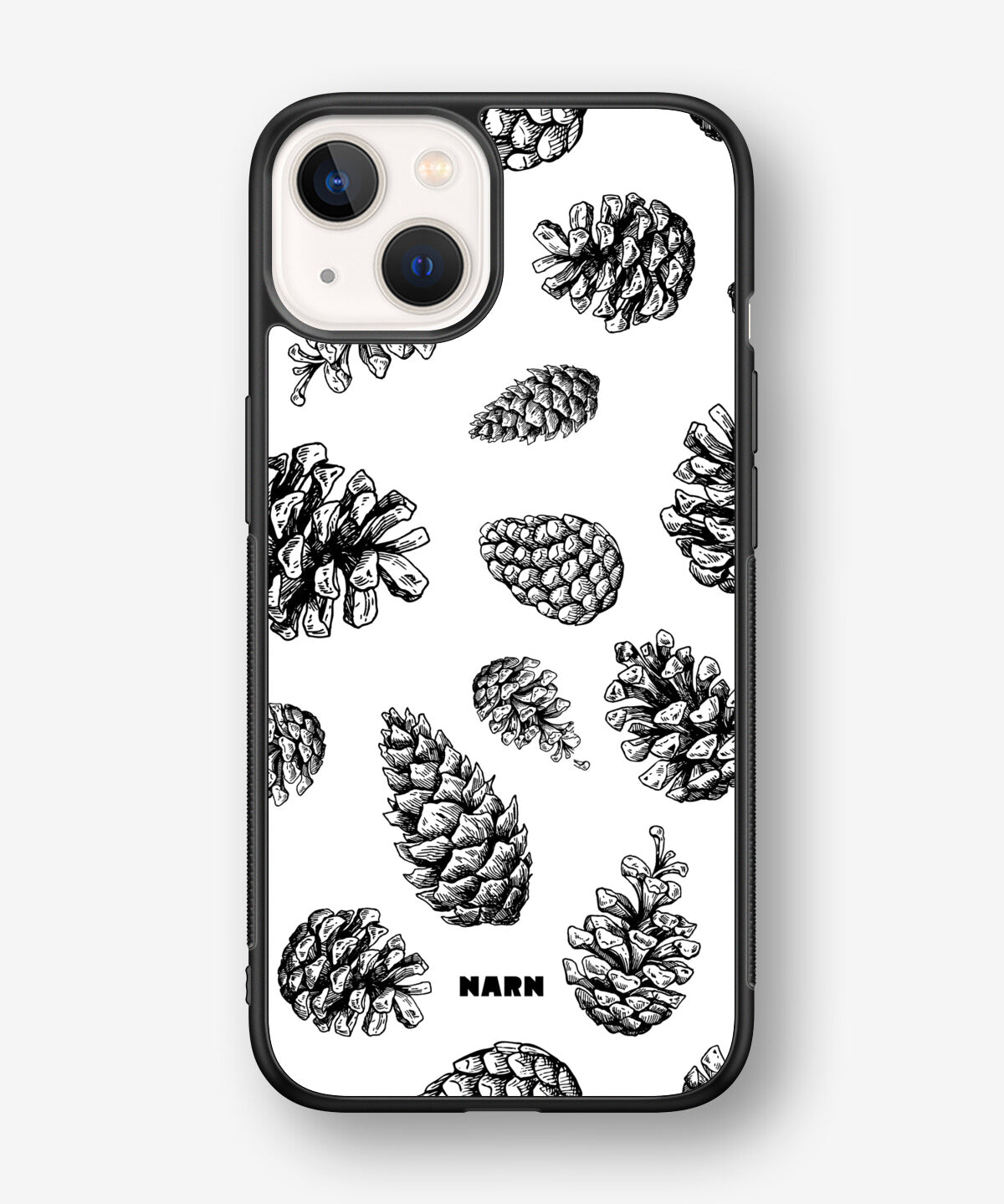 iPhone 13 Mini Hard Case – Pine Cones - View 1