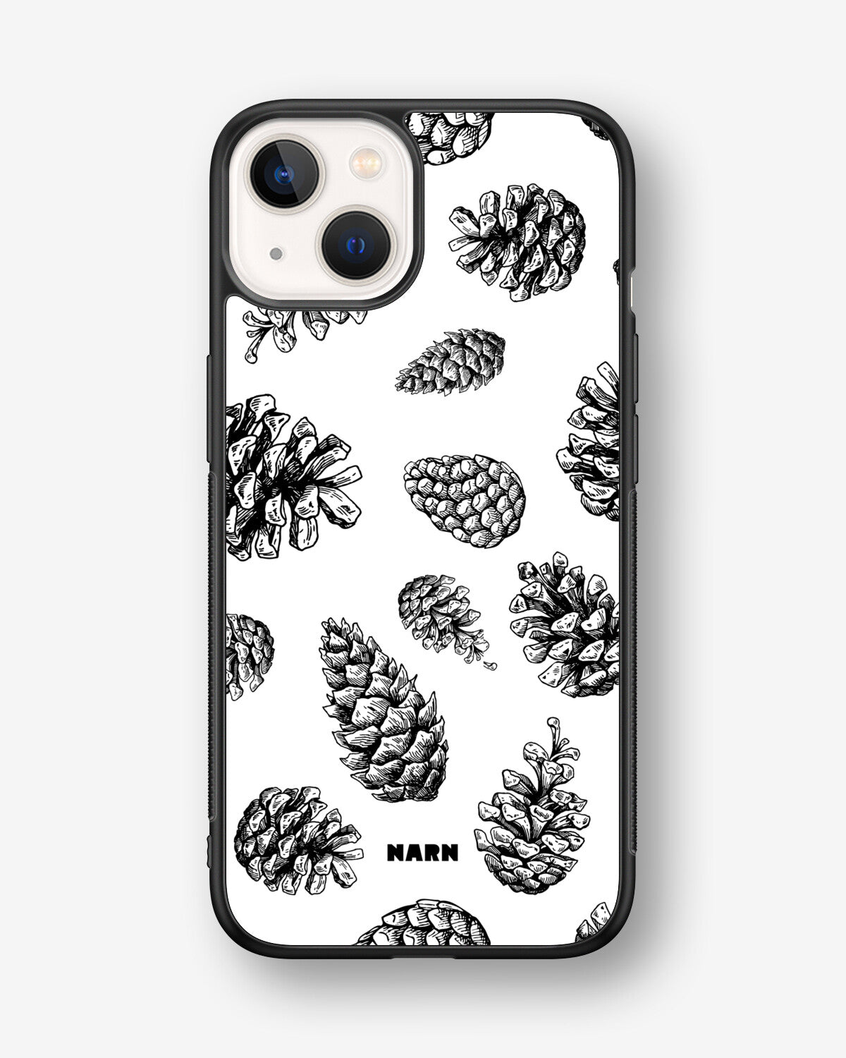 iPhone 13 Mini Hard Case – Pine Cones - View 1