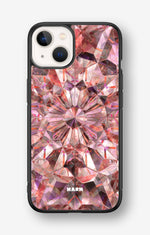 iPhone 13 Mini Hard Case – Pink Crystals - View 1