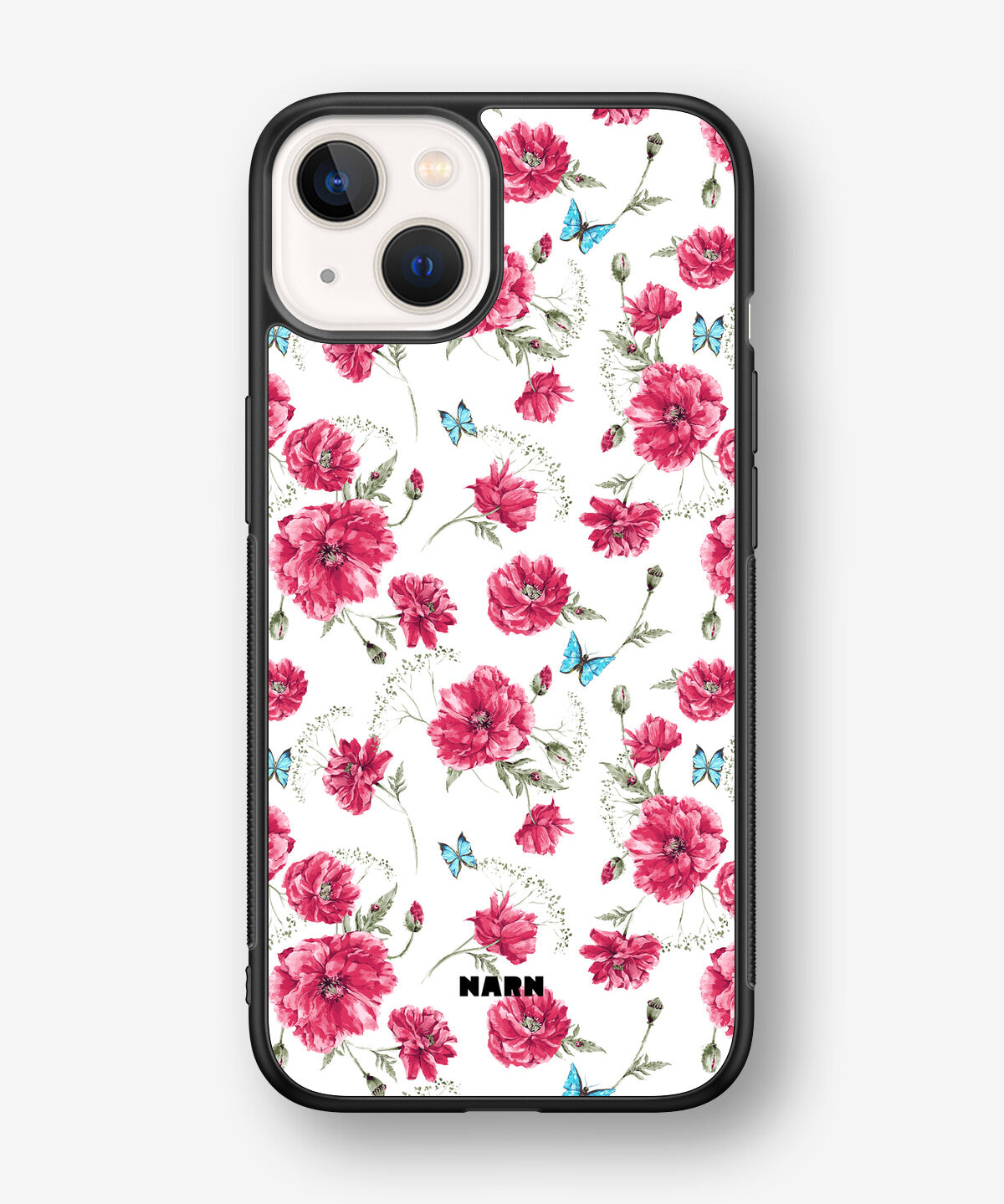 iPhone 13 Mini Hard Case – Poppies in Bloom - View 1