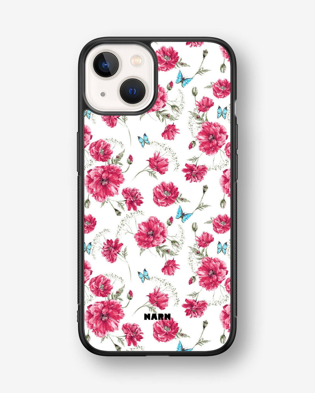 iPhone 13 Mini Hard Case – Poppies in Bloom - View 1