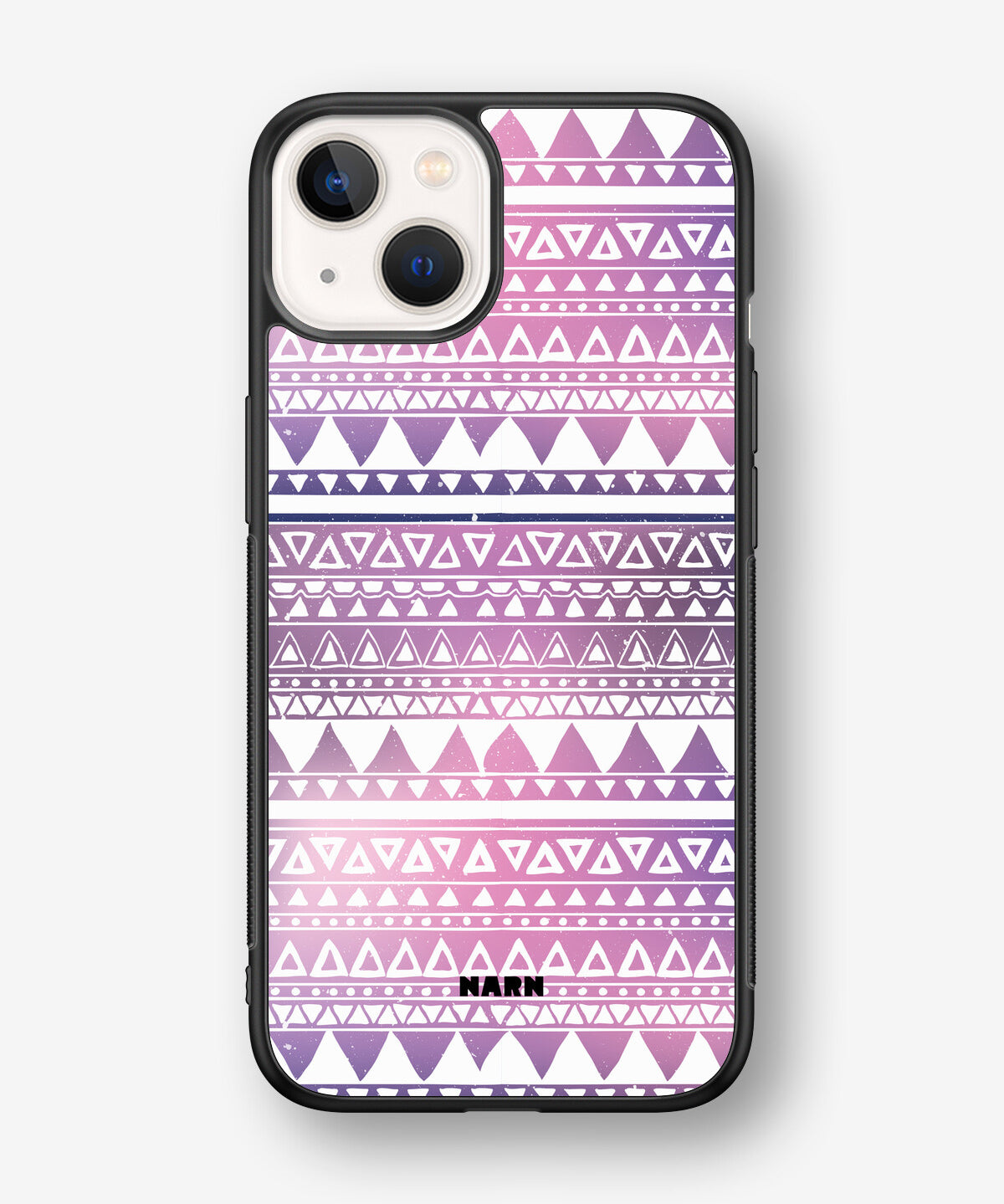 iPhone 13 Mini Hard Case – Purple Aztec - View 1