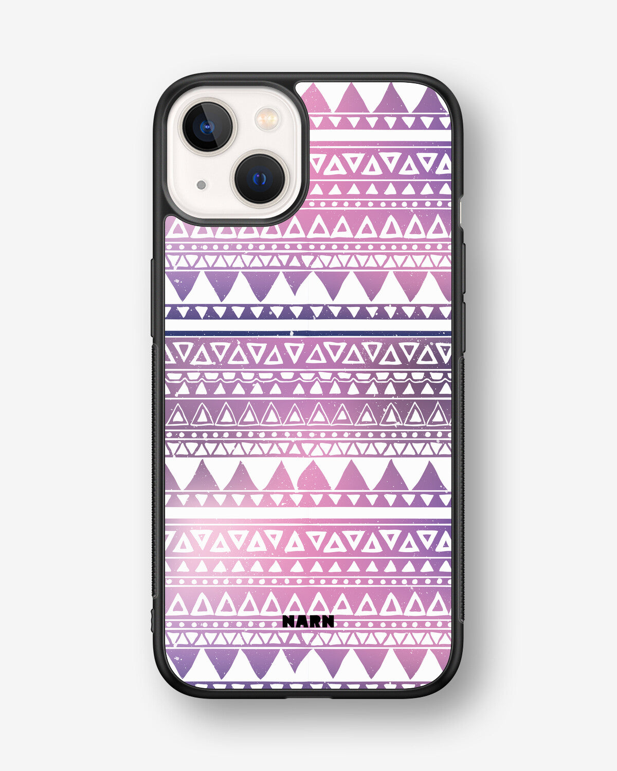 iPhone 13 Mini Hard Case – Purple Aztec - View 1