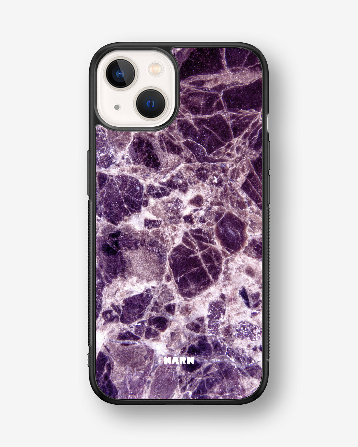 iPhone 13 Mini Hard Case – Purple Marble - View 1