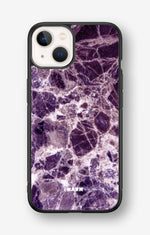 iPhone 13 Mini Hard Case – Purple Marble - View 1