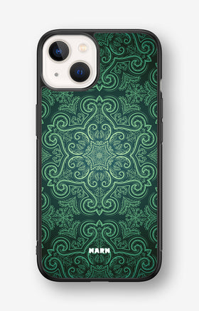 iPhone 13 Mini Hard Case – Retro Forest - View 1