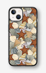 iPhone 13 Mini Hard Case – Sea Shells - View 1