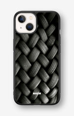 iPhone 13 Mini Hard Case – Tires Wall - View 1