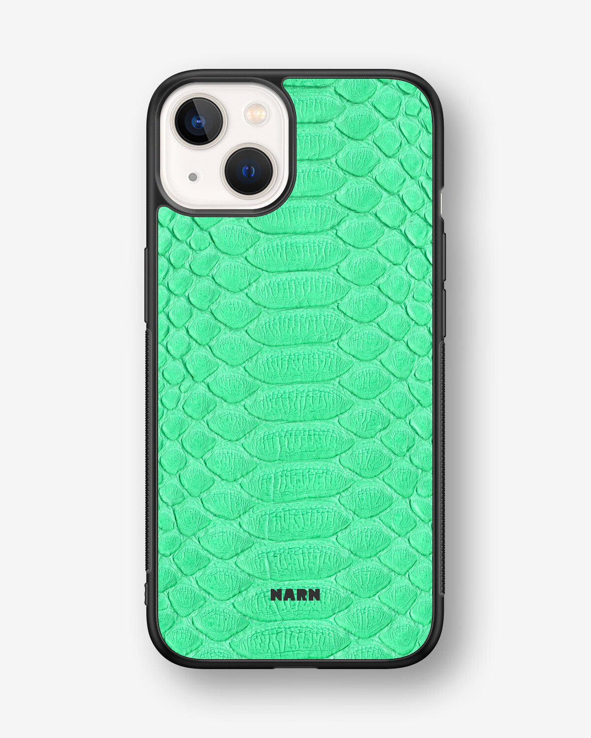 iPhone 13 Mini Hard Case – Turquoise Snake - View 1