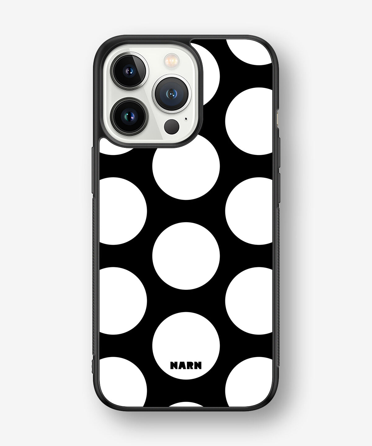 iPhone 13 Pro Hard Case – Bold Dots - View 1