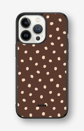 iPhone 13 Pro Hard Case – Choco Dots - View 1