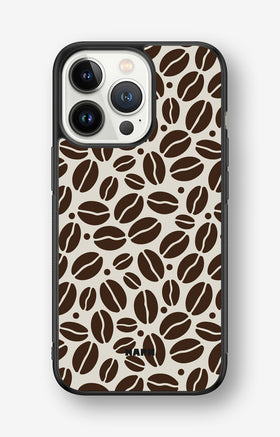 iPhone 13 Pro Hard Case – Coffee Beans - View 1