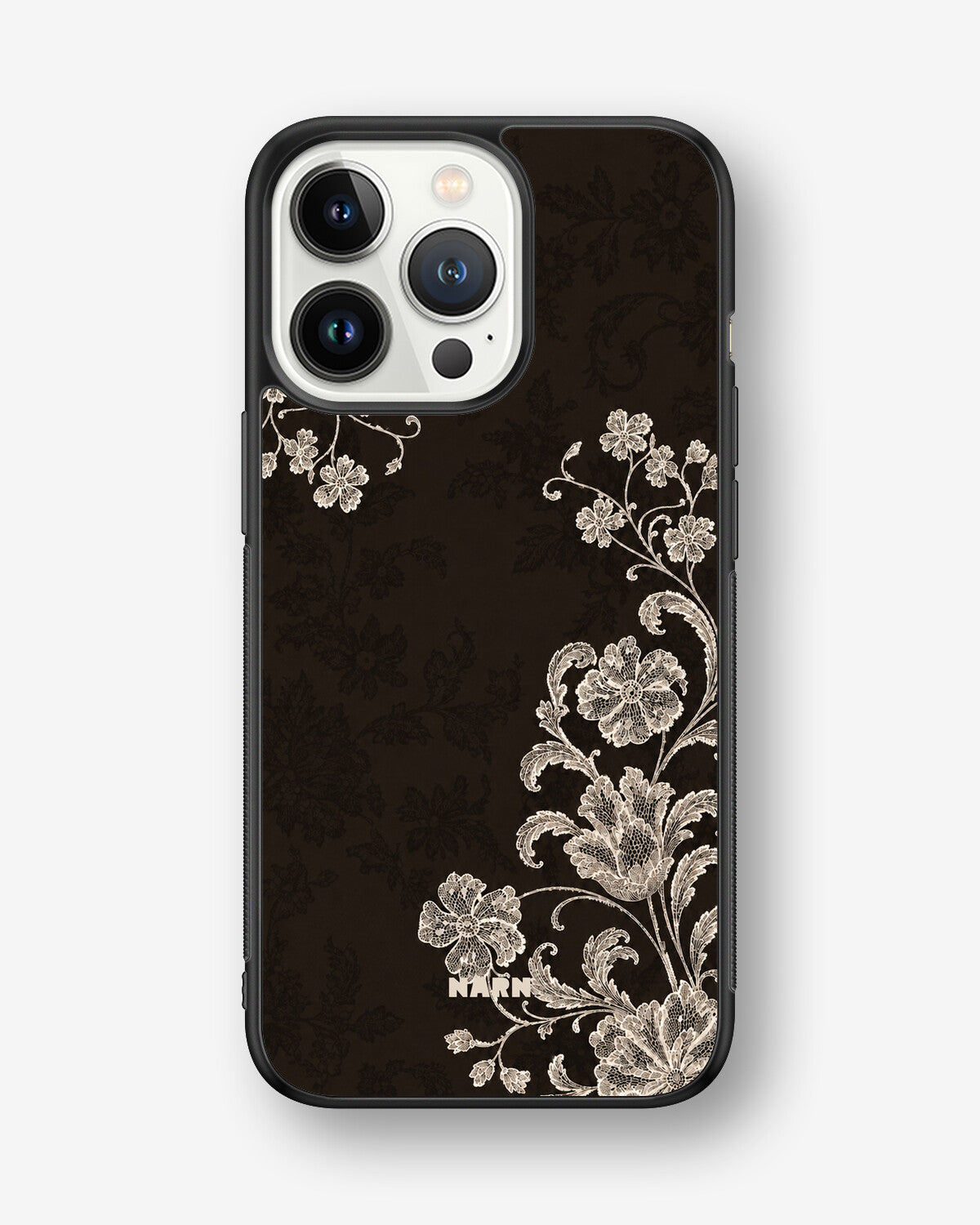 iPhone 13 Pro Hard Case – Ivory Bloom - View 1