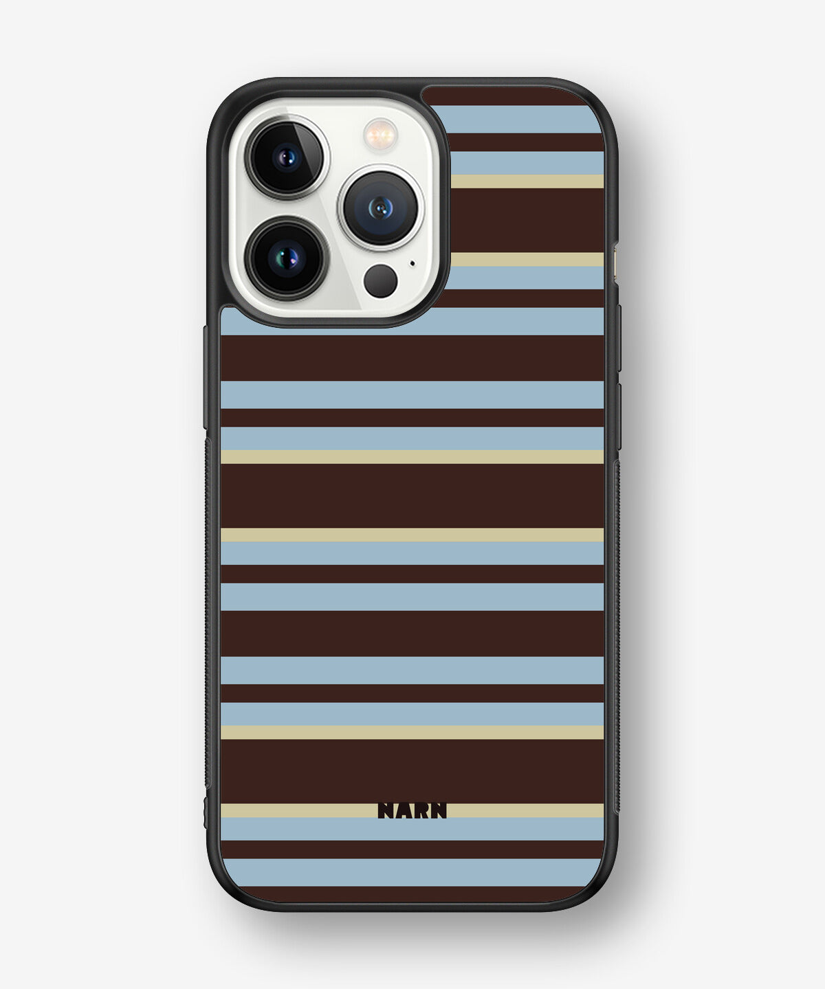 iPhone 13 Pro Hard Case – Latte Lines - View 1