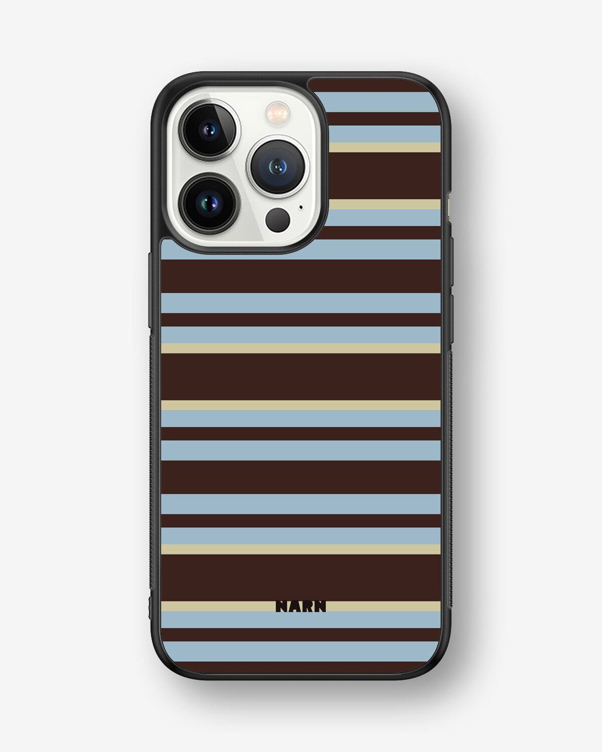iPhone 13 Pro Hard Case – Latte Lines - View 1