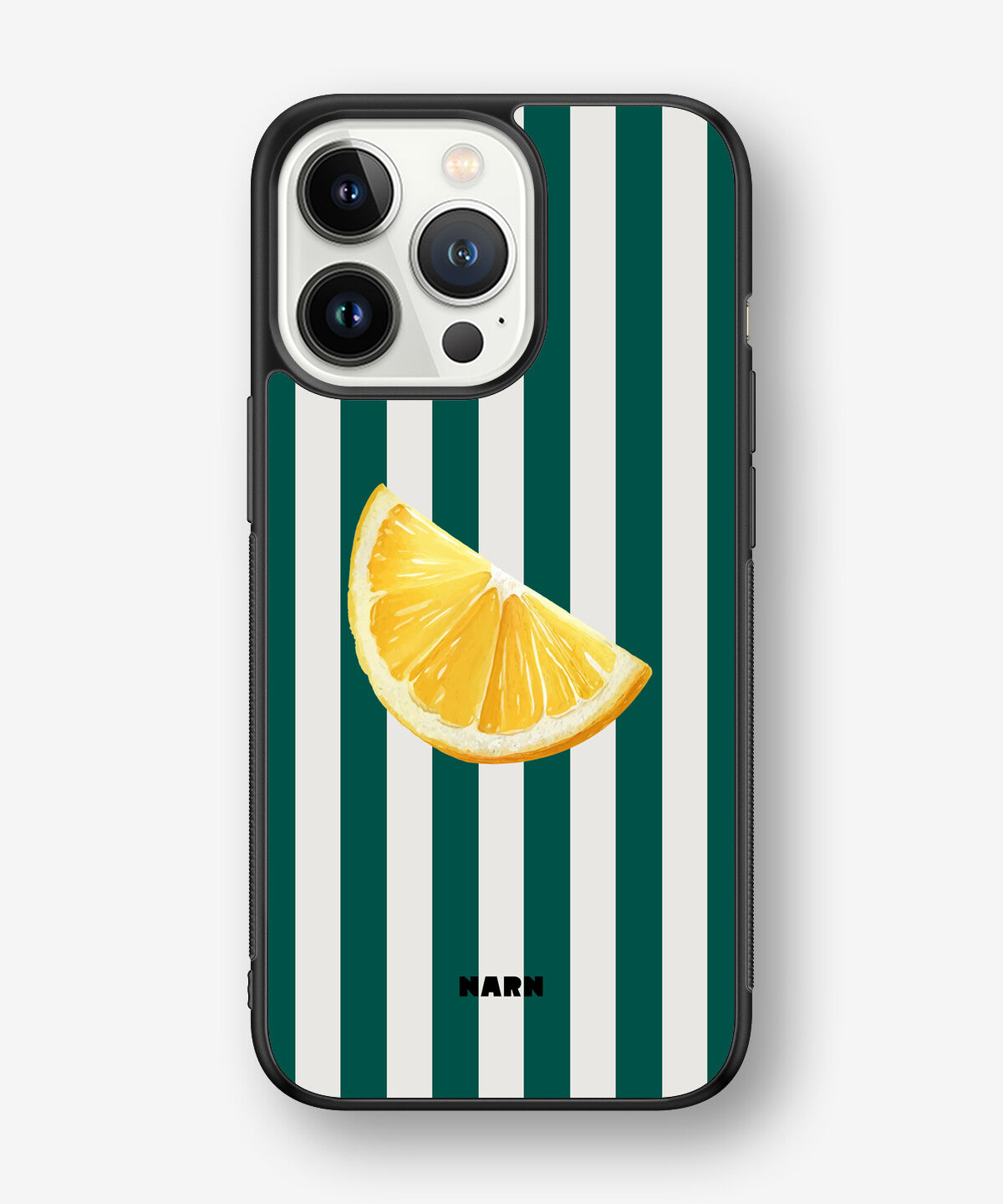 iPhone 13 Pro Hard Case – Lemon Stripes - View 1