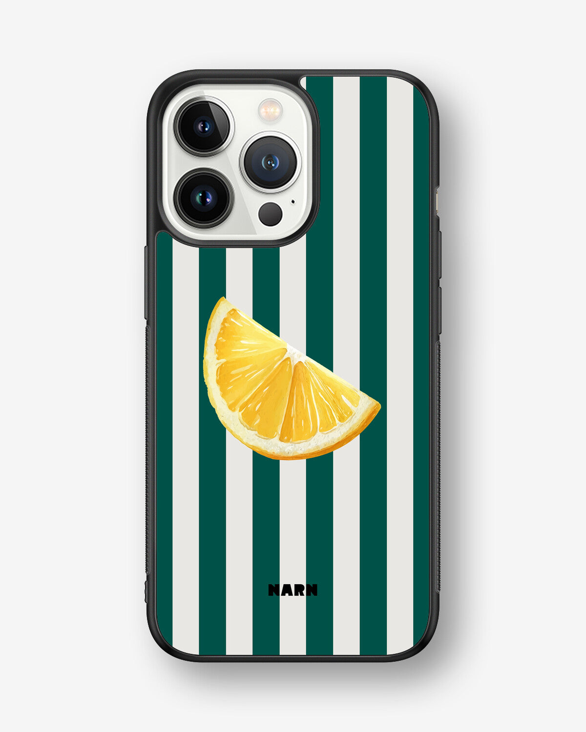 iPhone 13 Pro Hard Case – Lemon Stripes - View 1