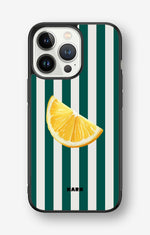 iPhone 13 Pro Hard Case – Lemon Stripes - View 1