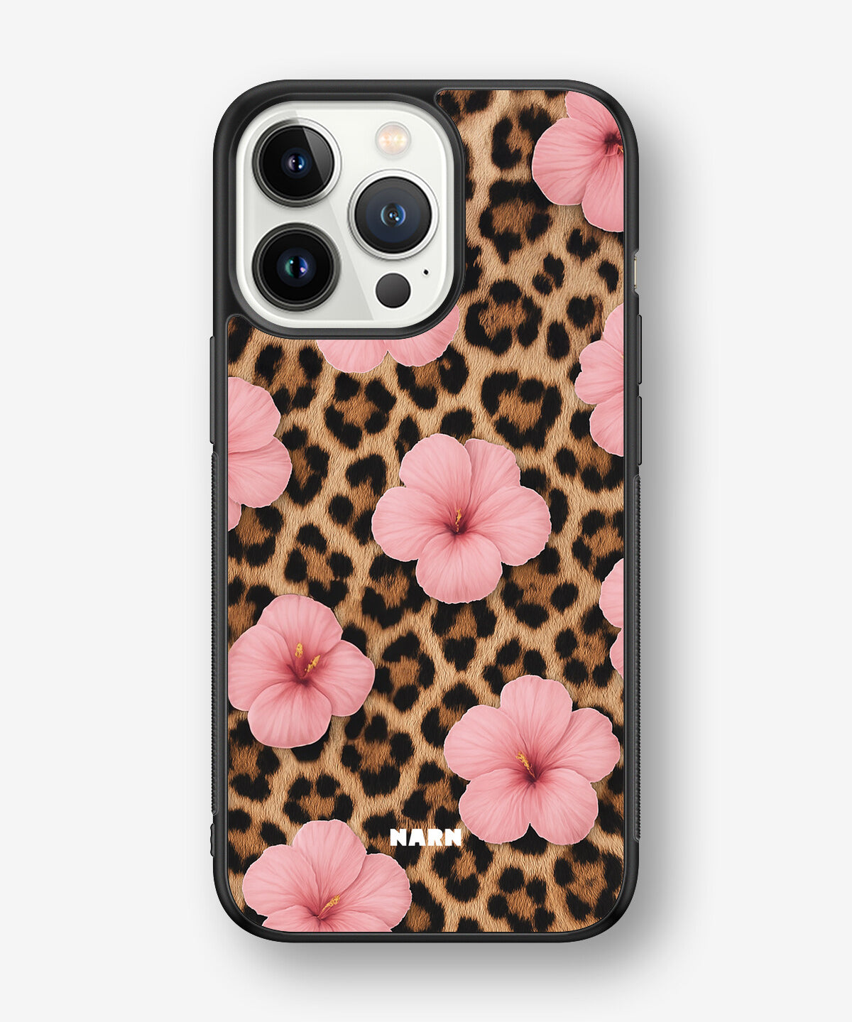 iPhone 13 Pro Hard Case – Leopard Flower - View 1