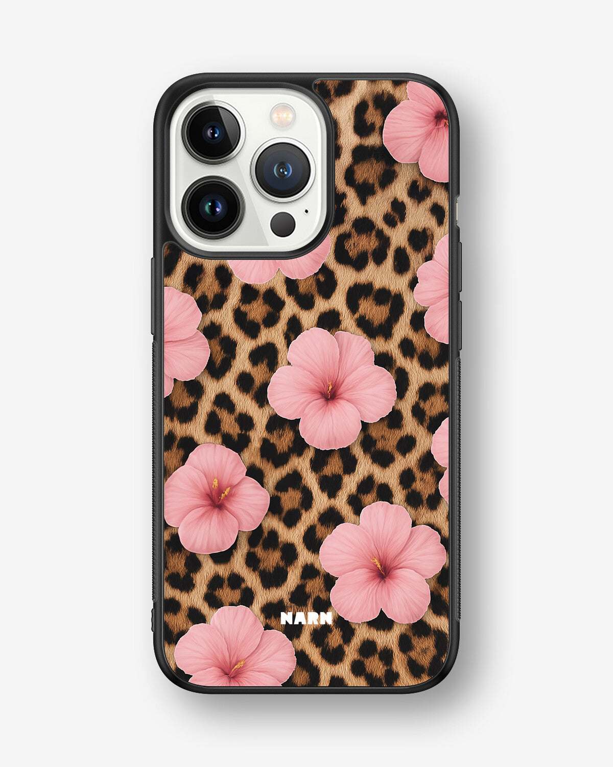 iPhone 13 Pro Hard Case – Leopard Flower - View 1