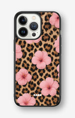 iPhone 13 Pro Hard Case – Leopard Flower - View 1