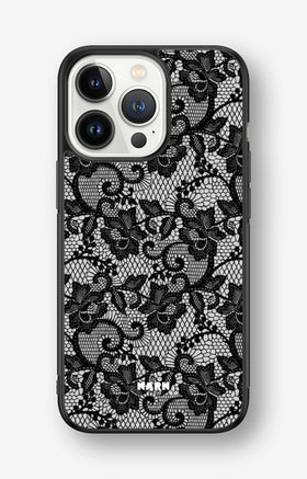 iPhone 13 Pro Hard Case – Midnight Lace - View 1