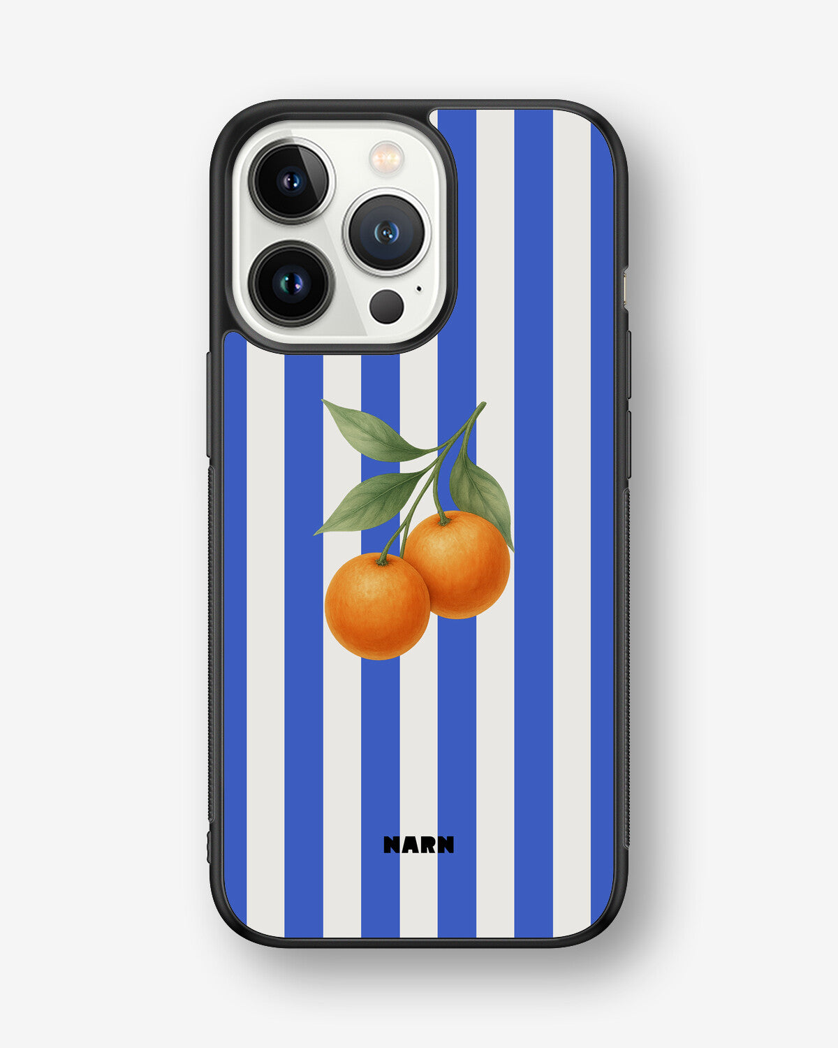 iPhone 13 Pro Hard Case – Orange Stripes - View 1
