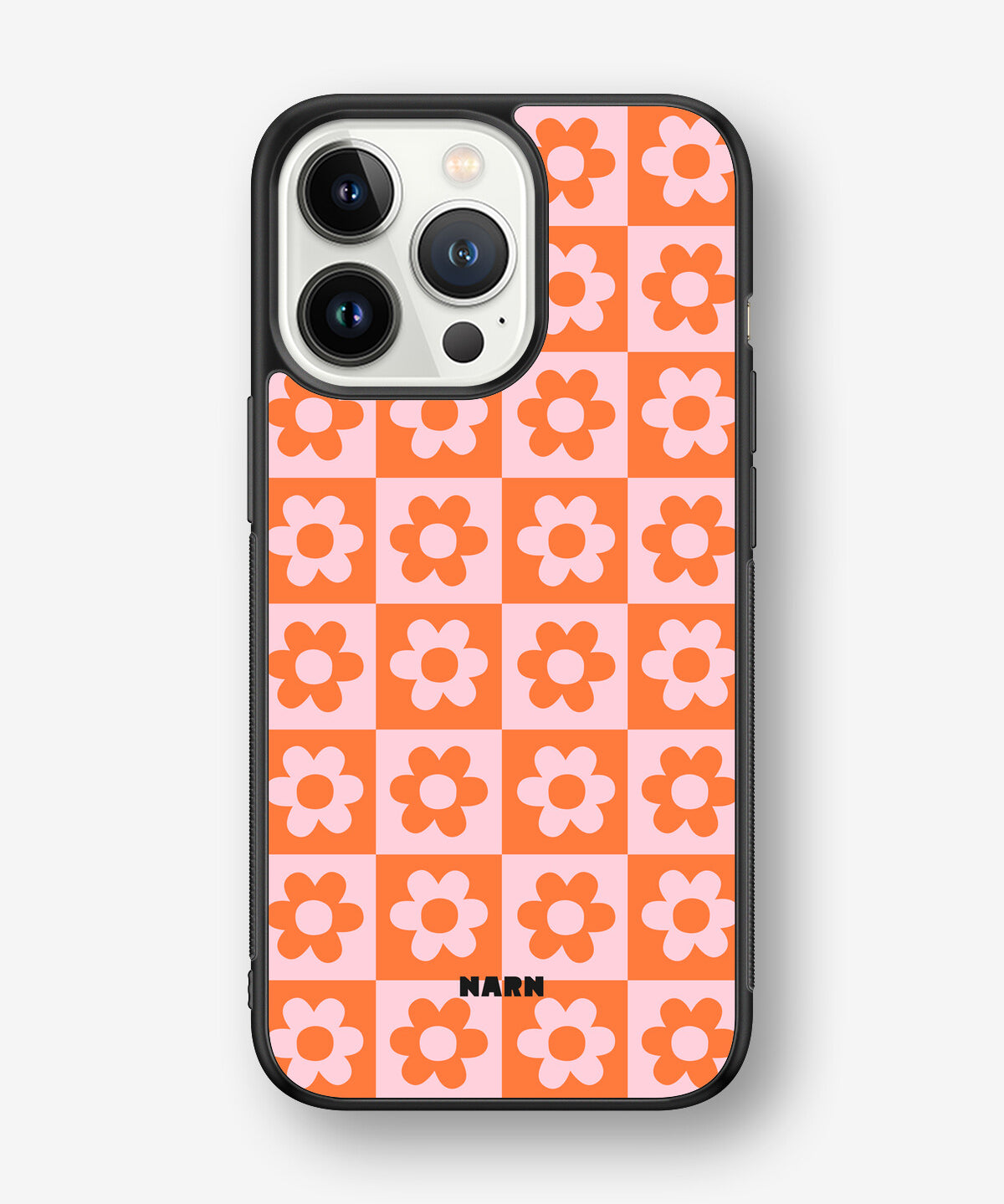 iPhone 13 Pro Hard Case – Peach Petals - View 1
