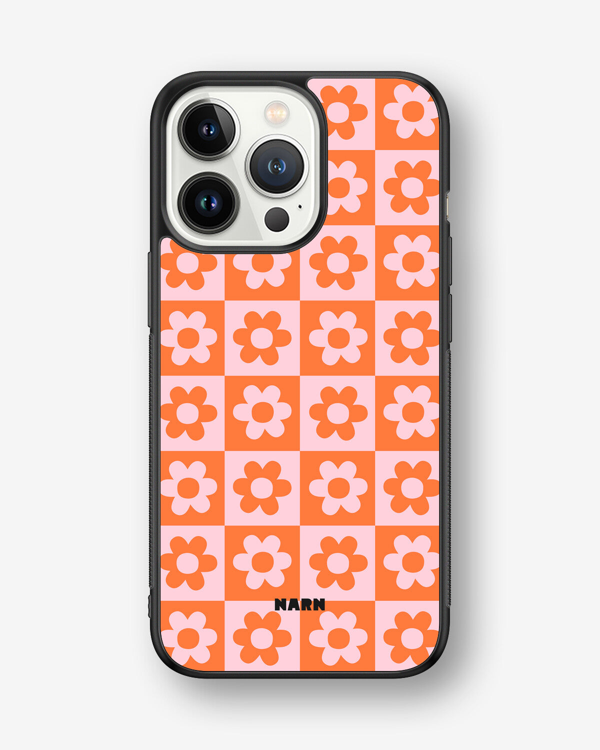 iPhone 13 Pro Hard Case – Peach Petals - View 1