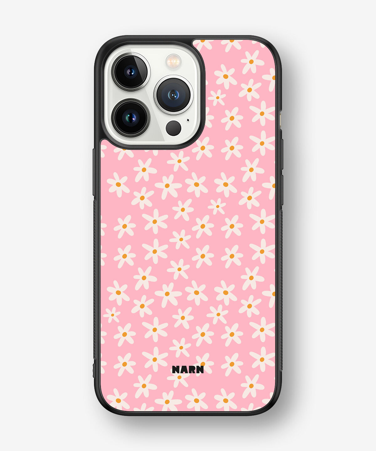 iPhone 13 Pro Hard Case – Pink Daisy - View 1