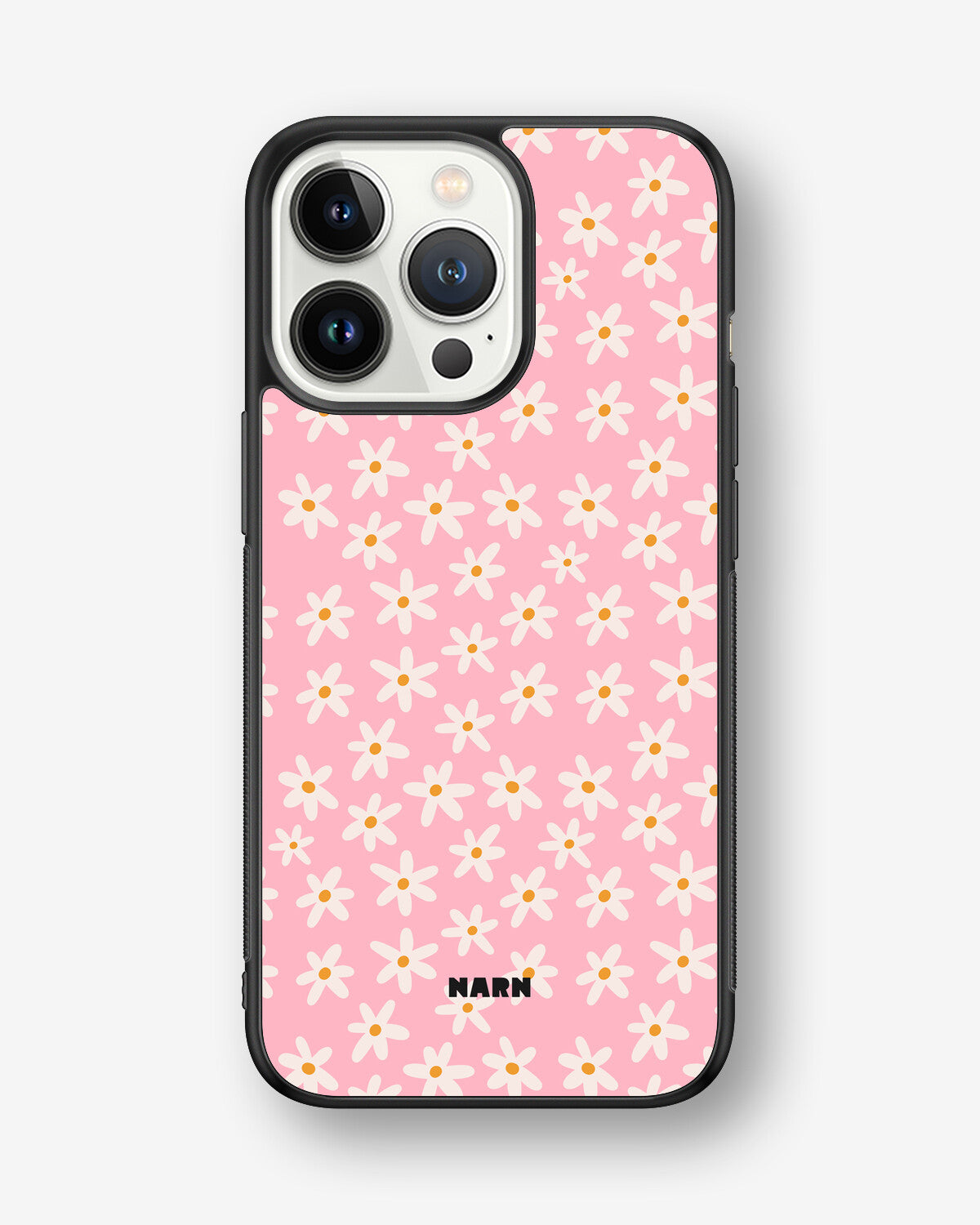 iPhone 13 Pro Hard Case – Pink Daisy - View 1
