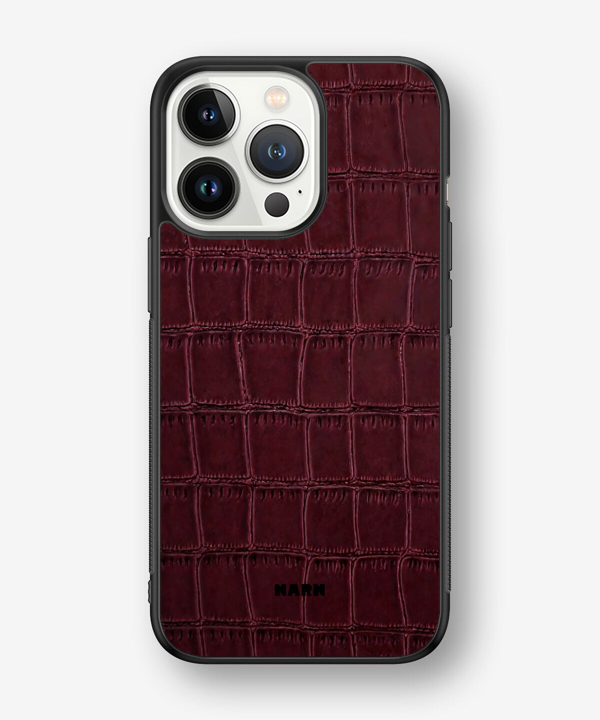 iPhone 13 Pro Hard Case – Rouge Croc - View 1