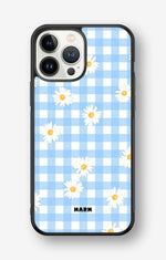 iPhone 13 Pro Max Hard Case – Blue Daisies - View 1
