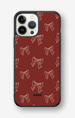 iPhone 13 Pro Max Hard Case – Cherry Bows - View 1
