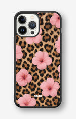iPhone 13 Pro Max Hard Case – Leopard Flower - View 1