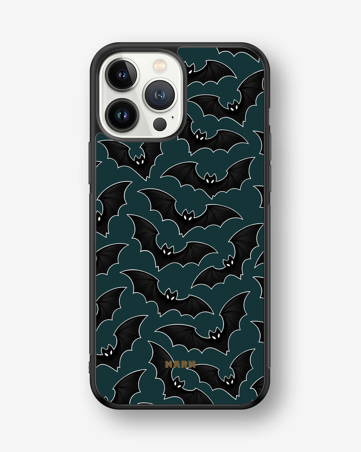 iPhone 13 Pro Max Hard Case – Midnight Bats - View 1