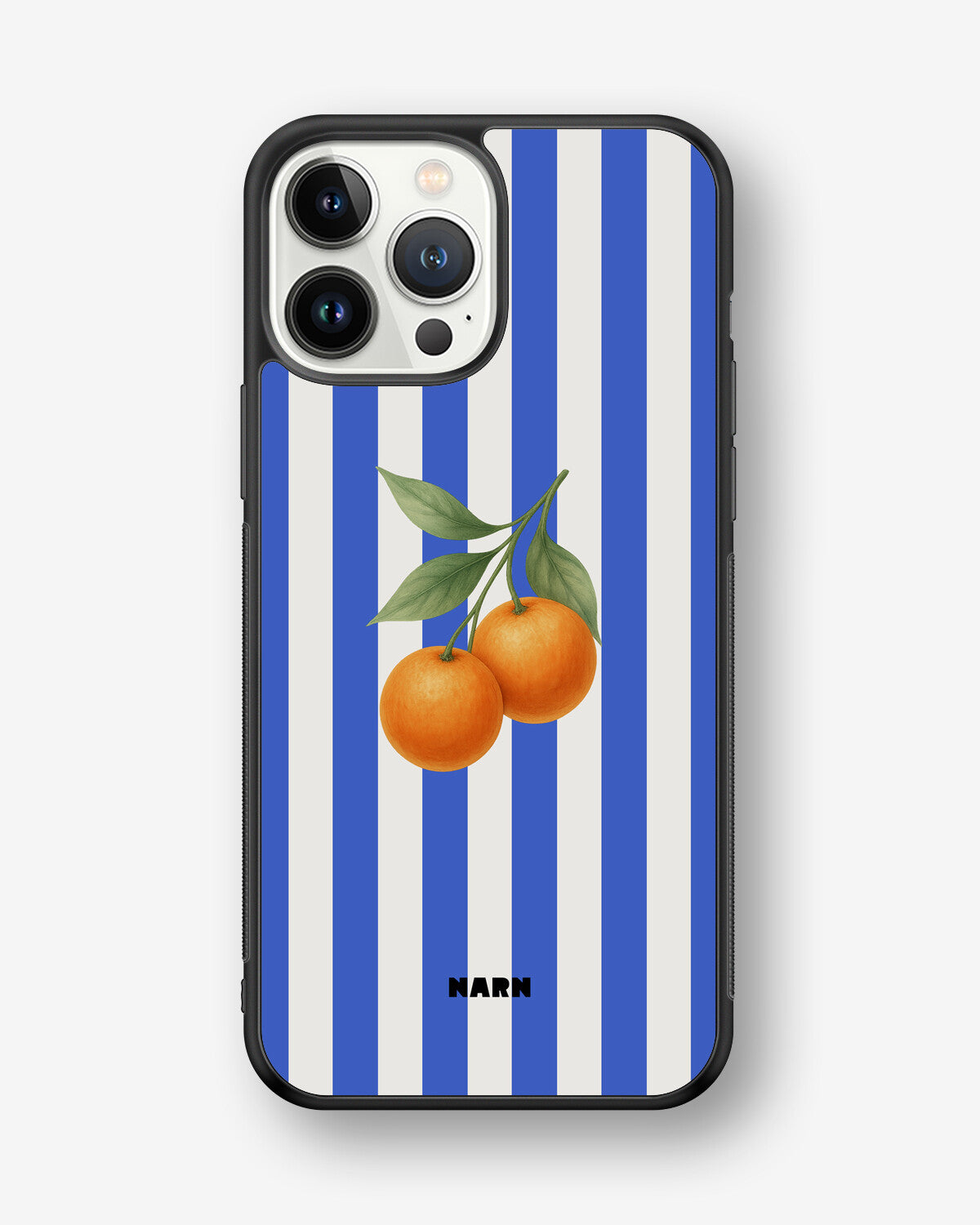 iPhone 13 Pro Max Hard Case – Orange Stripes - View 1