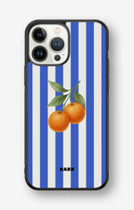 iPhone 13 Pro Max Hard Case – Orange Stripes - View 1